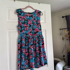 Planet Gold Floral Dress